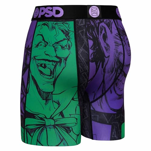 PSD Men's The Joker Split Boxer Briefs, Multi, L2