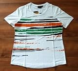 Canyon KAIPA SPORTSWEAR GMBH 977014 - T-Shirt 1/2 RH Meryl 10 white/orange-sma Gr. 40