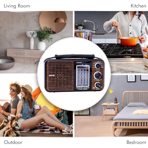 Image of Geepas GR6836 Rechargeable Radio Steel 18 /10