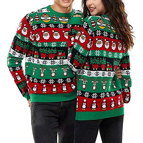 Suéteres De Natal Masculinos Feio De Jumper De Jumper Casual Sweaters Unisisex