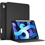 ProCase iPad Air 4th Generation Case, iPad 10.9 inch 2020 Case with Pencil Holder, Slim Protective Folio Stand Cover for iPad Air 10.9' 4th Gen 2020 Release -Black