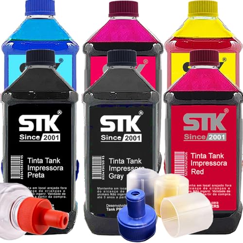 Kit 6 Tintas Stkink Compatíveis Impressora G510 G610 250ml