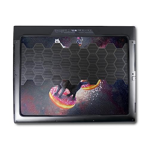 Image of MightySkins Skin Compatible with Alienware M18 R1 (2023) Full Wrap Kit - Cat Donut Galaxy | Protective, Durable, and Unique Vinyl Decal wrap Cover | Easy to Apply & Change Styles | Made in The USA