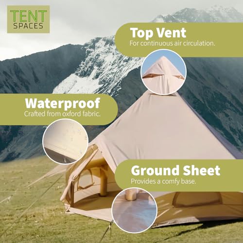 Carpa inflable para camping, 5 personas, ligera y duradera miniatura 6