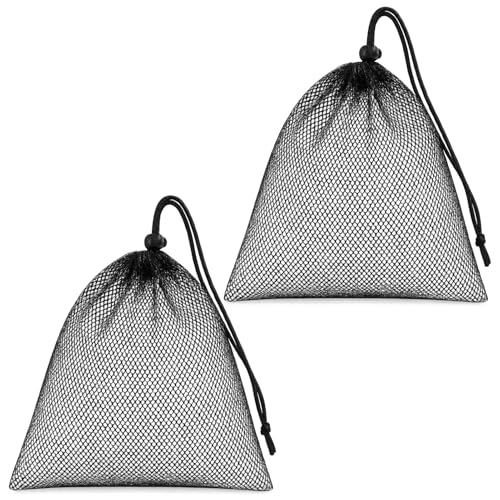 Hawpasy 2 Pezzi Zaini a Rete con Coulisse per Piscina e Spiaggia, Borse Leggere in Nylon per Nuoto, Allenamento, Viaggio, Campeggio e Tempo Libero