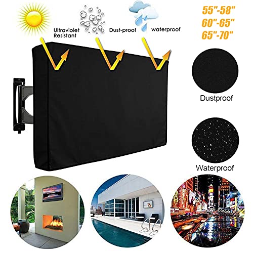 Housse de protection d'extérieur TV 600D tissu imperméable pour écran LED - 6