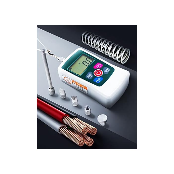 Buy Digital Force Meter Gauge Push Pull Gauge with Maximum Load Value 500N 50kg 110Lb 1800Oz