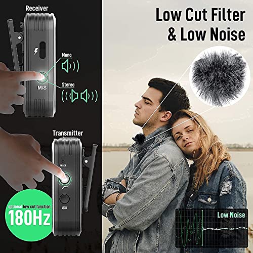 Synco G1(A2) Wireless Lavalier Microphone System M1S Shotgun Microphone #TOP3