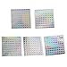 5 feuilles numéro 1-500 rond étanche numéro d'ongle autocollant Laser étiquette numérique auto-adhésif numéro autocollant Gel polissage marque manucure outil
