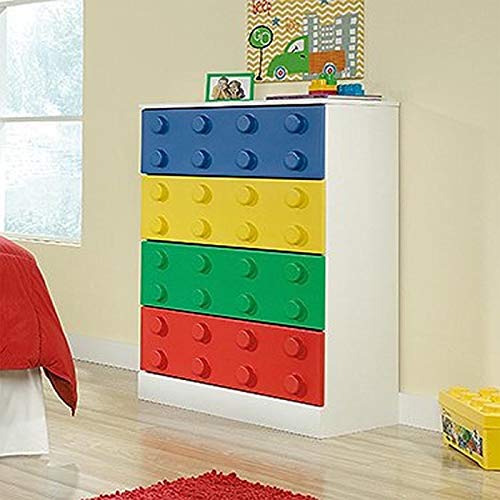 APRODZ Mango Wood Multicolor Chest of 4 Drawers Storage Cabinet for Living Room-image-47