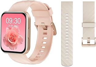 RUIMEN スマートウォッチD1ピンクと交換用ベルト