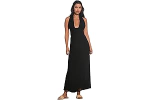 Women's Elan Multi-Way Convertible Tie Halter Maxi Dress