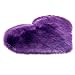 UKtrade Tapis en peluche en forme de cœur pour décoration de la maison - Pour canapé, siège, siège de voiture - Violet