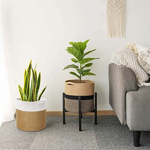 KMERCE Large Braided Plant Pot, Indoor Plant Pot Cover - Image 4