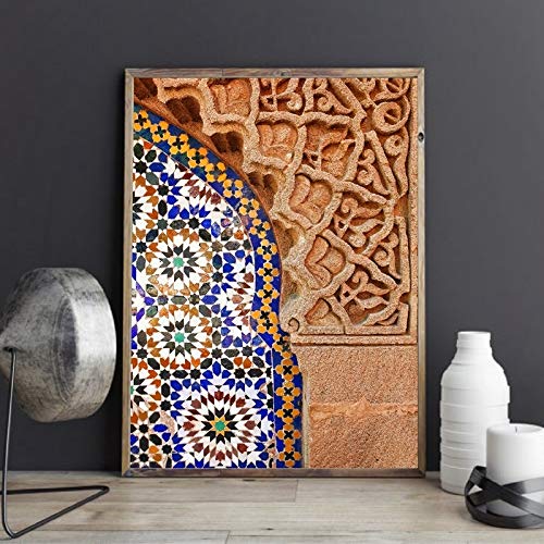 Marrakech Facade Poster – Marokkaanse Stijl