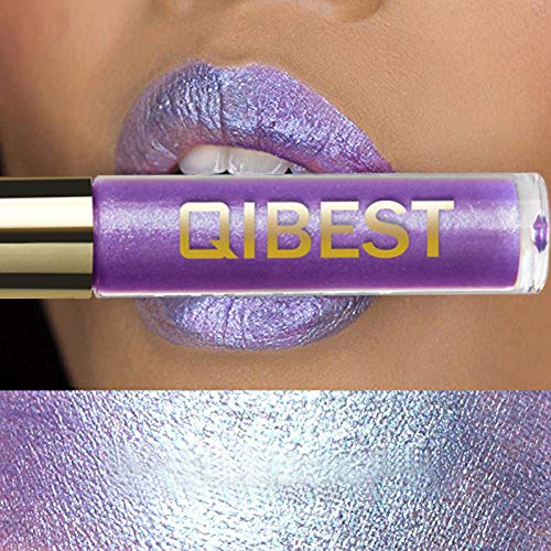 Sky Lipsticks MEIQING Women Glitter Waterproof Long Lasting Lip Gloss Bold Vivid Colorful Lipgloss Glitter Shimmer Lipstick Lip Kit (#27)