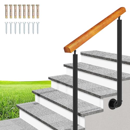 Rampe d'escalier extérieure réglable kit de fixation escalier maçonné - 2