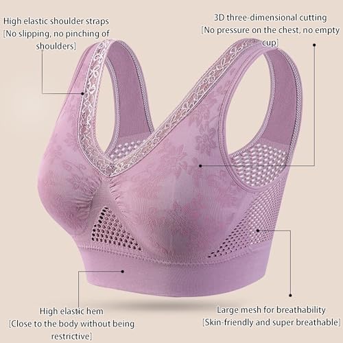 Hana Bras - Cotton Buttonless Comfy Lifting Shaping Bras, Angel Whispers Bra, Elenawear Bra3