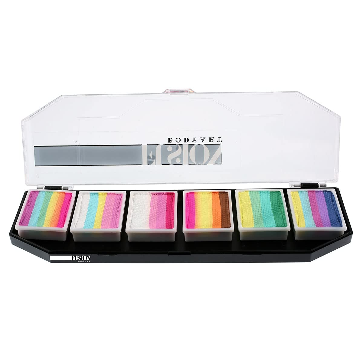 FUSION BODY ARTLodie Up Face Painting Palette | Cute Pastel Rainbow