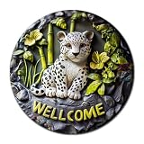 Soulpons Clouded Leopard Cub Tin Sign