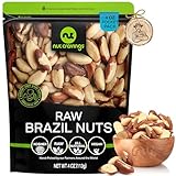 NUT CRAVINGS - Raw Brazil Nuts, Unsalted, No Shell, Whole, (4oz - 0.25 LB) Bulk Nuts Packed Fresh in Resealable Bag - Kosher Healthy Snack, Food Assortments