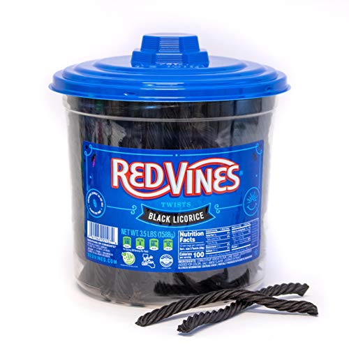 Red Vines Black Licorice Twists 1.58 kg