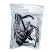 Mudder 4 Pack Headphone Headset Hanger Monitor Stand Holder Headset Stick-on Hook, Black