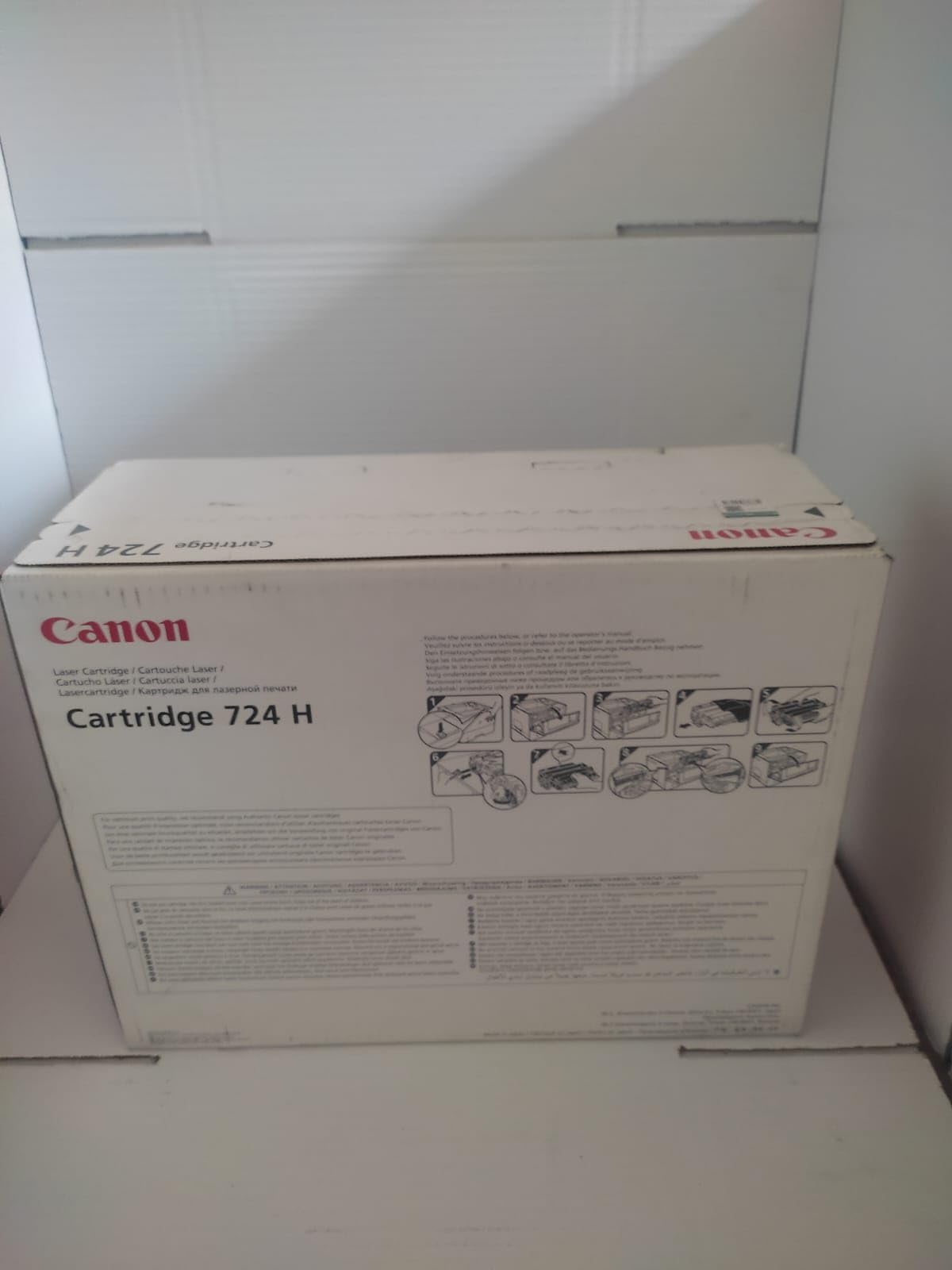 Cartouche Toner Canon Noir CRG724H - 12 500 Pages Pour Imprimante I-SENSYS/LBP6750DN