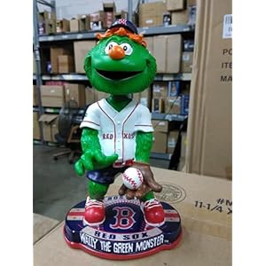 Wally The Green Monster Boston Red Sox Logo Base12 Boston Red Sox Bobblehead