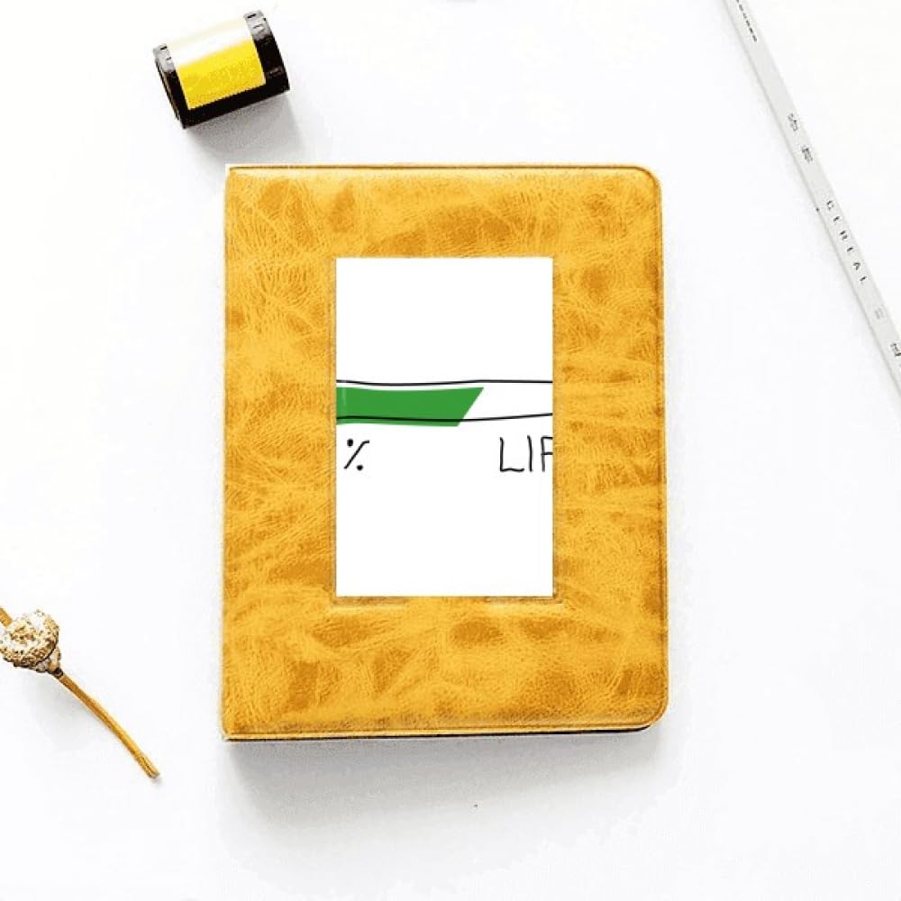 no/no Life Energy Progress Bar 61 Percent Middle Aged Photo Album Family Wedding Picture 4x6