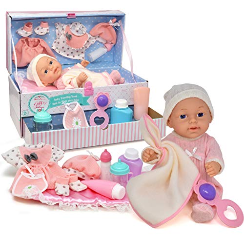 Gift Boutique Realistic Baby Doll with Magic Disappearing Milk Bottle, Lifelike Newborn Dolls Accessories Set for Girls and Toddlers