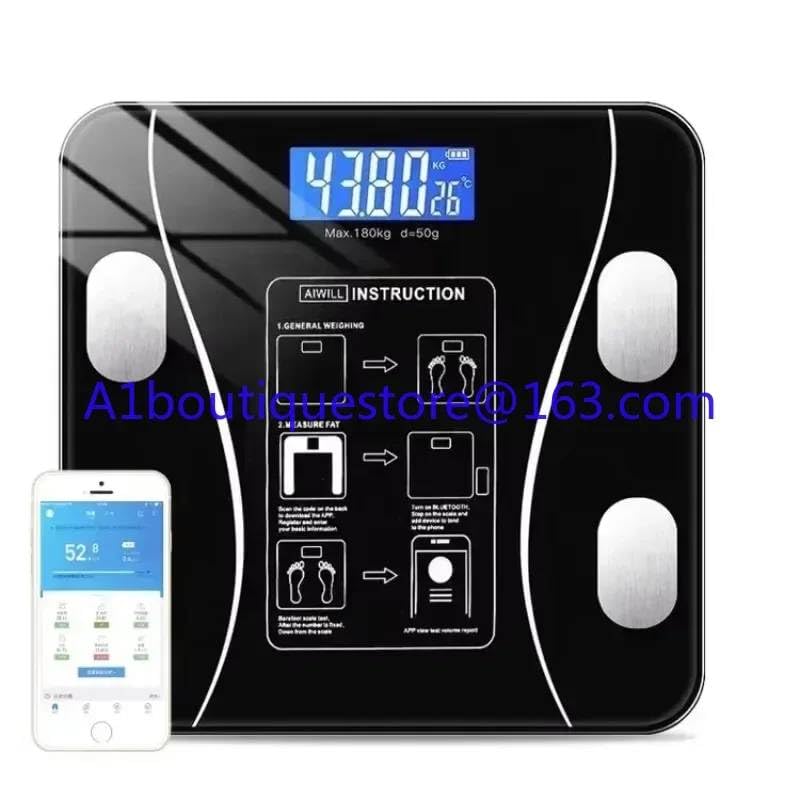 Mann Mart‚Smart Digital Bathroom Scale for Accurate Body Fat & Weight Measurement - 180kg Capacity, Home Use-image-44