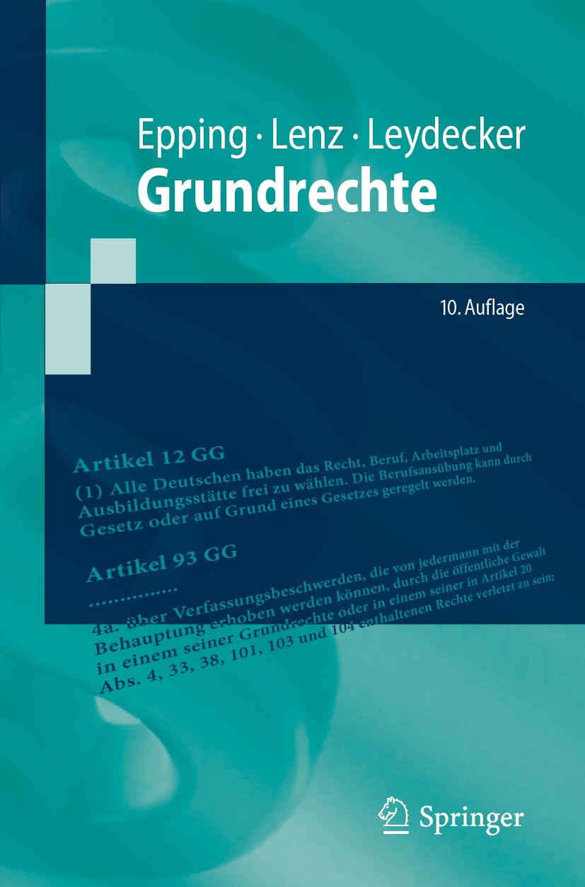 Grundrechte (Springer-Lehrbuch) (German Edition)
