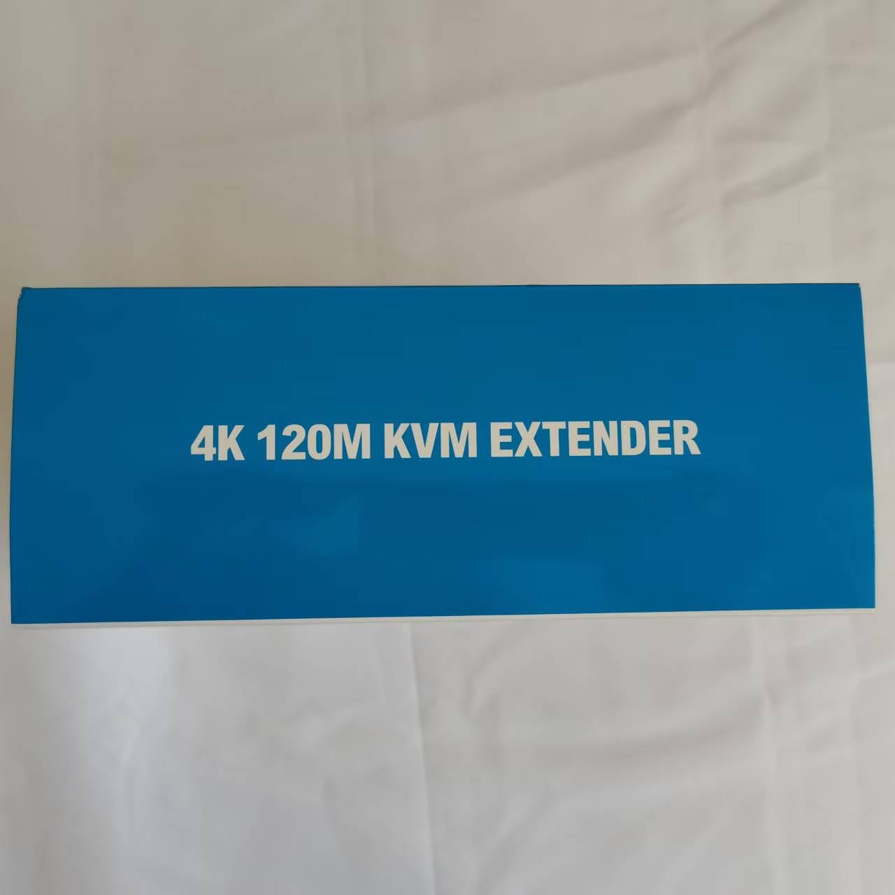 4K HDTV 120M KVM Extender HDMI-Compatible USB-A Clavier Souris 3.5mm AUX Alliage d'aluminium sur CAT6 RJ45 LAN Ethernet Extender (120M)