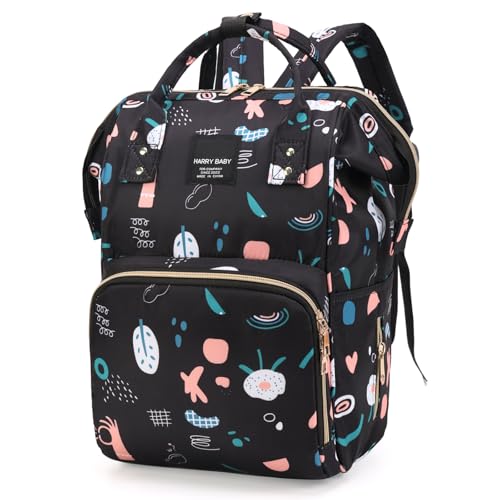 Bestele Mochilas para Pañales, Bolsa Cambiador Bebé Grande con Compartimentos Bolsillos Térmicos Mochila Maternidad,Bolso Cambiador Unisex para Mamá Papá