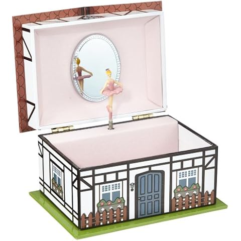 Musicboxworld 28056 Cottage Jewellery Box Playing The Melody Edelweib Cover