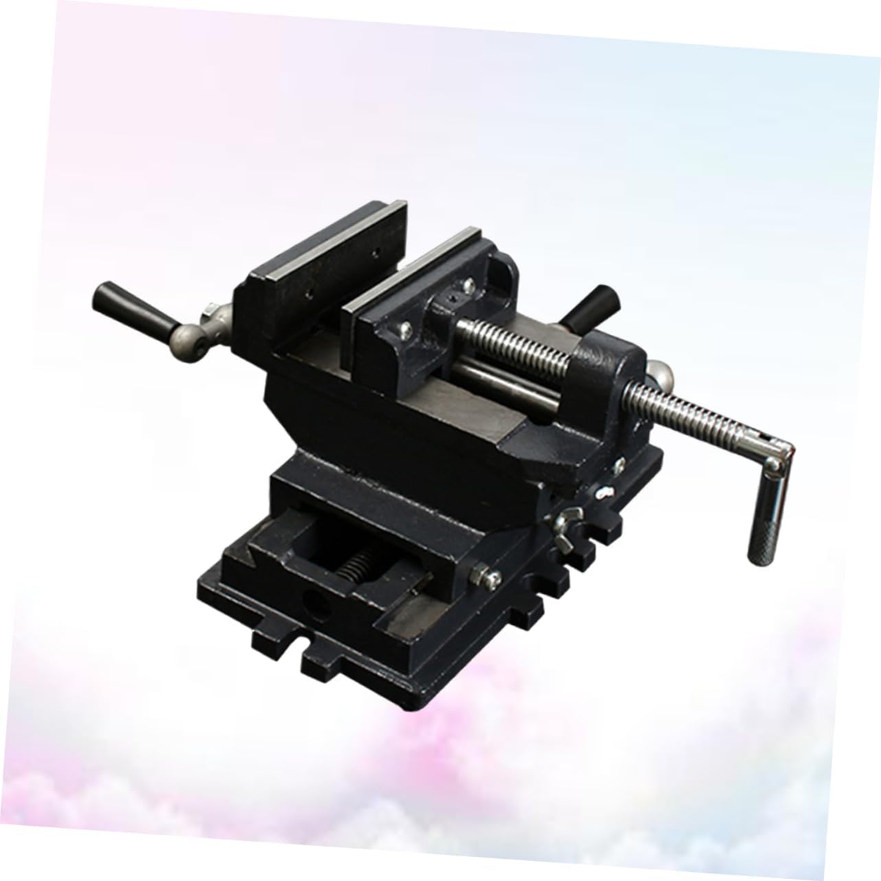 4 Inch Slide Vise for Milling Drill Press High Precision Clamp Plier Heavy Duty Cast 2 Directional Mounting