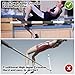 2Pack Elastic Krossband Crossbar,13Ft High Jump Training Equipment,Foldable Gymnastics Bar,Long High Jumping Bungee Elastic Crossbar,Pole Vault Training Jump Bands for High Jump Practice
