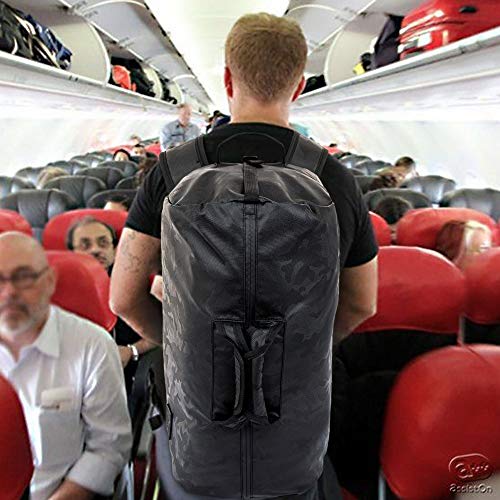 X RAY Gym Bag Backpack, Waterproof Camo Duffel Bag For Men and Women, Outdoor Travel Weekender Overnight Rucksack Duffle