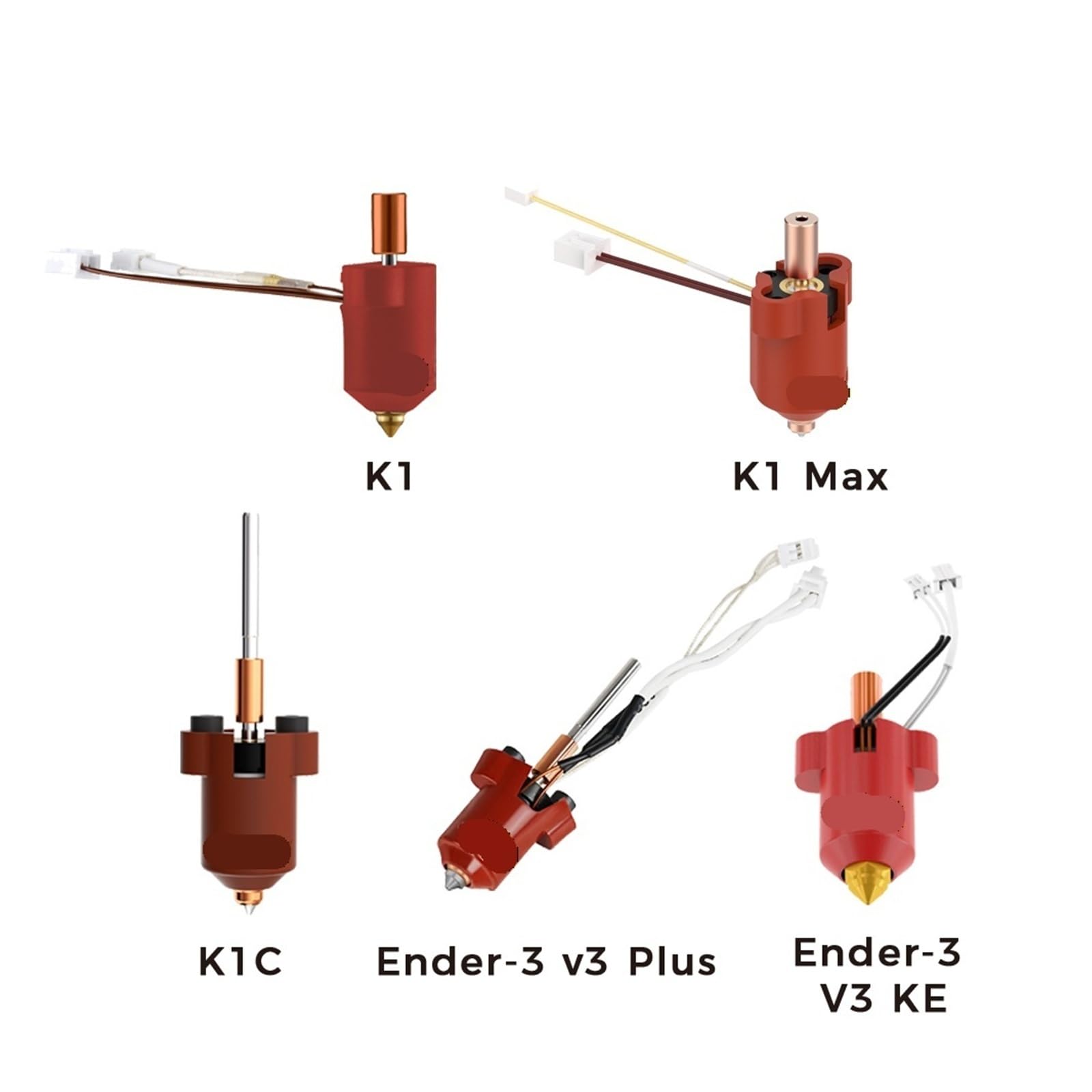 Kompatibel mit Creality, Ender/K1-Serie Keramik-Hotend-Kit