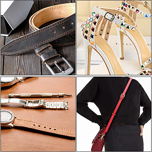 Tlkkue Adjustable Screw Hole Punch Automatic Hole Punch Tool With Wooden Handle Bookbinding Tool Leather Hole Punch With 6 Tips Size 1.5Mm/2Mm/2.5Mm/3Mm/3.5Mm/4Mm #TOP6