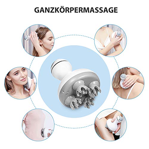 Comfier Elektrisches Kopfhaut-Massagegerät, portables Kopfmassagegeräte wasserdicht, kabellos und wiederaufladbar… - Image 5