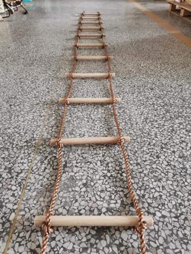 Hanging Ladder 6,5ft | Rope Ladders for Addults and Kids | Climbing Ladder for Kids | Obstacle Rope Ladders 2m