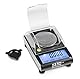 Kern TGD 50-3C Taschenwaage 50g/1mg - Präzise Schmuckwaage bis 50g, 0,001g Genauigkeit, Karatwaage 250 ct, Touch-Display, Edelstahl-Wägeplatte, mit Klappdeckel, USB & Batteriebetrieb