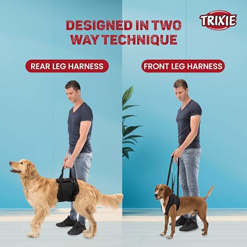 Image of TRIXIE Lifting Aid for Dogs, Support Harness (M, Walking Aid) | Support