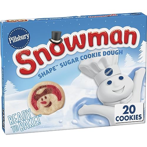 Pillsbury Snowman Shape Sugar Dough