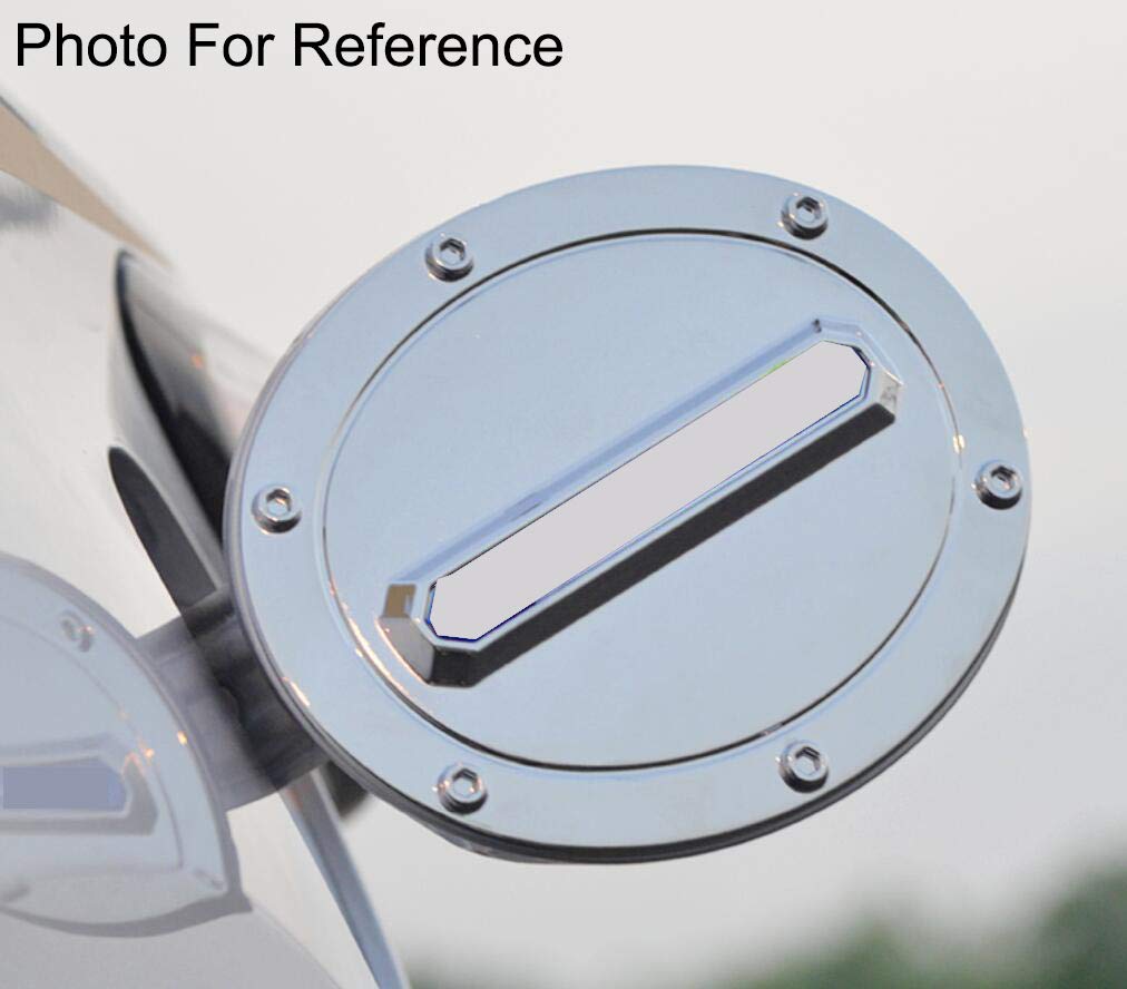 Yingchi Chrome Car Fuel Gas Tank Cap Cover Gas Door Cover Trim Emblems Fit for Nissan X-Trail 2014-2022