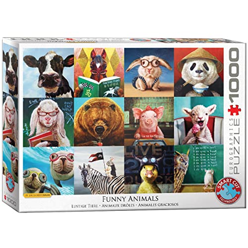 Eurographics 1000 Teile - Lustige Tiere von Lucia Heffernan