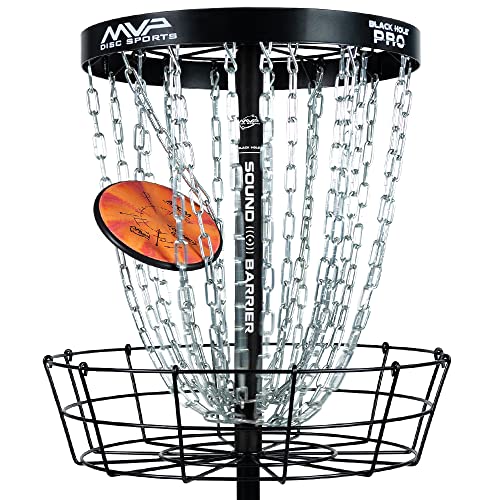 Image of MVP Disc Sports Black Hole Sound Barrier Disc Golf Basket Silencer