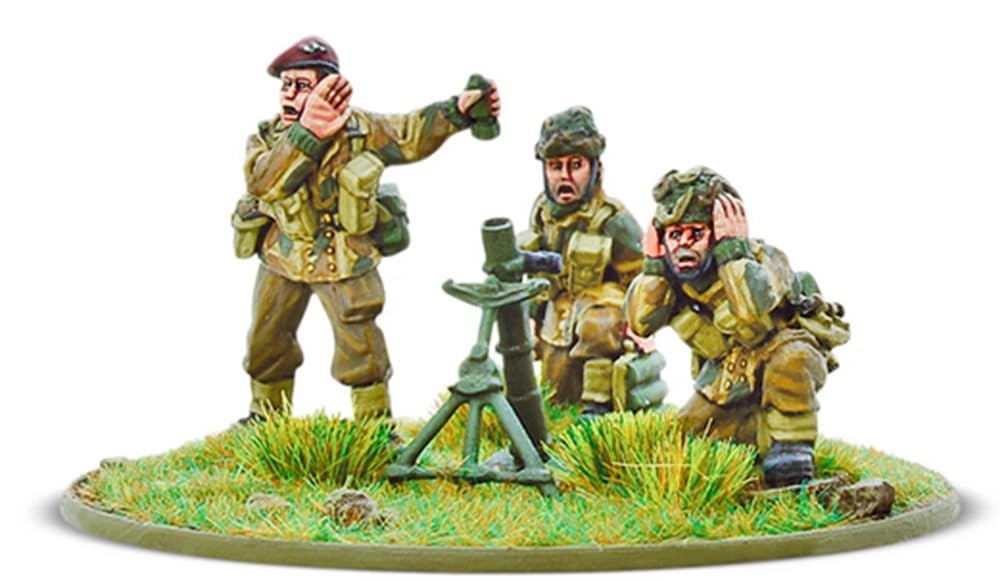 Warlord Games British Airborne Waffen-Teams – 28mm Resin Miniaturen Für Bolt Action, 2. Weltkrieg Tisch-Wargaming